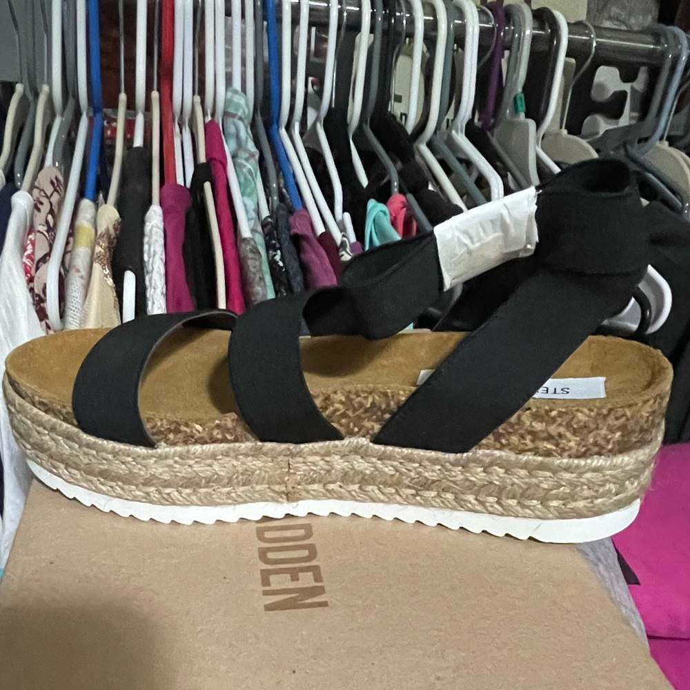 Steve Madden Kimmie Black 9 NWB